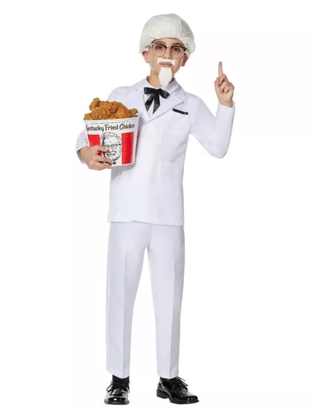 Spirit Halloween Adult KFC Colonel Sanders Costume White